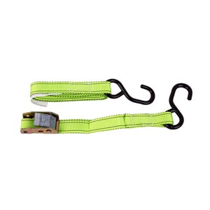 4PK Tie Down With Cam Buckle 1in x 6ft 316lb