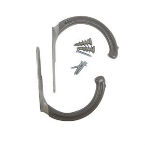 Wall Mount J Hooks Large 50Lb Capacity 2Pk