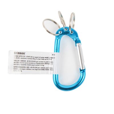 Aluminum Carabiner 3 Ring Springlinks 3in