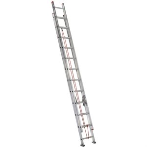 Extension Ladder Aluminum G3 200lb Capacity 24ft