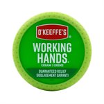 O'Keeffe's Working Hands 3.4oz Round Tub