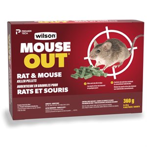 MouseOut Rat & Mouse Killer Pellets 360g