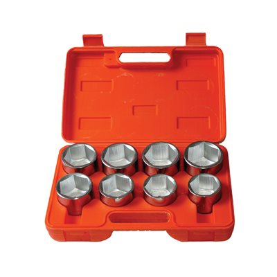 9PC Jumbo Socket SAE 3 / 4in Drive Set With Case