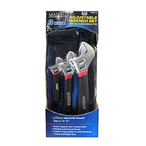 Adjustable Wrench Set (4-6-8in) 3pc