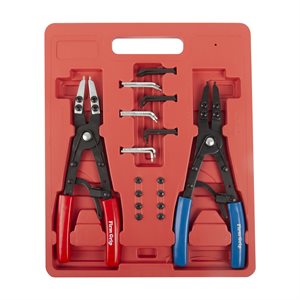 2PC Snap Ring Pliers 10in HCS Set