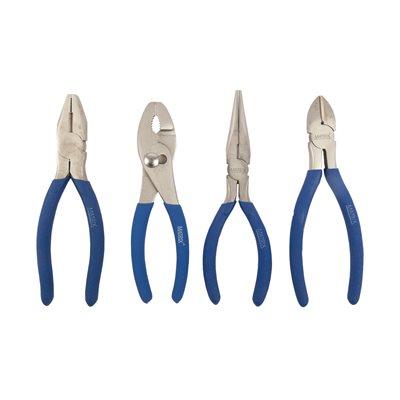 4PC Pliers 6in Set (Diagonal / Linesman / Long Nose / Cutting)