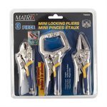 3PC Mini Locking Pliers Set