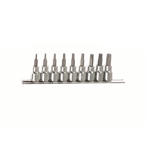 10PC Torx Bit Socket 3 / 8in Drive Set