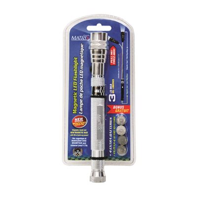 LED Flashlight Magnetic Telescopic & Flexible Up To 21½in