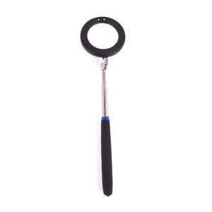 Telescopic Inspection Mirror With LED Round 34in