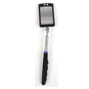 2in x 3-¼in Telescopic Inspection Mirror With LED