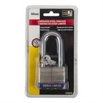 Padlock Laminated 50mm Long Shackle