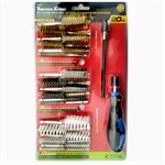 20PC Jeu Des Brosses Nettoyages De Tuyaux Tige Hex 1 / 4po