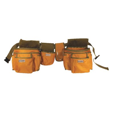 Tool Belt Nylon Canvas 12pocket (2 lrg 3 med 7 sm) with Nylon Belt