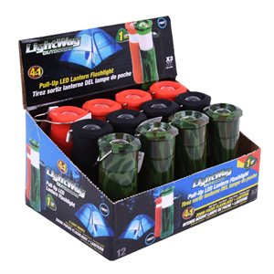 LED 5-In-1 Flashlight & Lantern w / Versatile Handle 3 x AAA Batteries