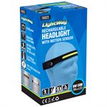 LED Headlight Dual Light 5W COB + 3W LED w / Motion Sensor