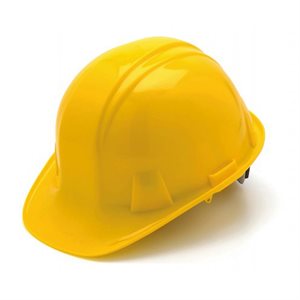 Hardhat With 4-Point Ratchet SL Series Standard Yellow