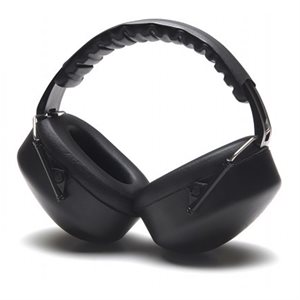 Hearing Protection NRR 26db Headband Earmuffs Black