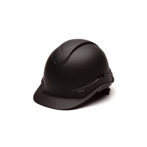 Hardhat RidgeLine; Cap Style 4 Pt Ratchet Suspension Black Graphite Pattern