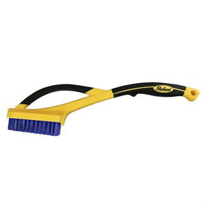 18In Blue Nylon; Soft-Grip Long Handle Wire Brush