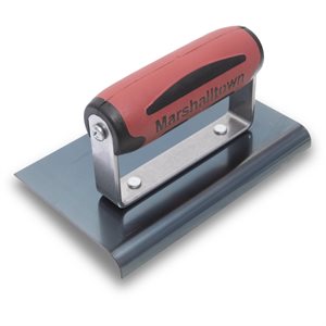 Blue Steel Hand Edger Straight 6 x 4in (1 / 2in radius; 5 / 8in lip)