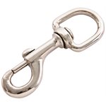 Round Swivel Bolt Snap Large Eye 1-1 / 8n Nickel