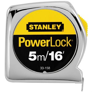 Ruban à Mesurer 16Pd / 5m X ¾po Power Lock Stanley 33-158