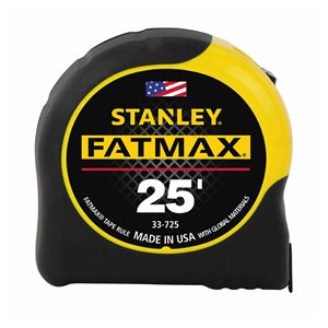 Ruban à Mesurer 25pi x 1 ¼po Fatmax De Stanley 33-725