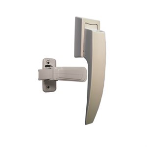 Door Hardware Pull Handle Set No Lock Latch White Ideal Sk1994W