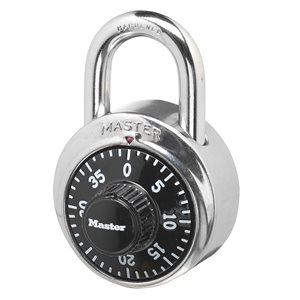 Padlock Combination, Colored Dial