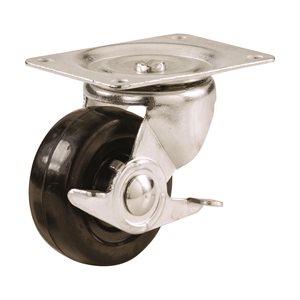 9512 Caster 100mm Swivel With Brake 4in