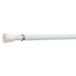 Springfast Cafe Curtain Rod 7 / 16in 28-48in White