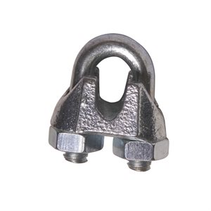Galv Cable Wire Clips ¼In