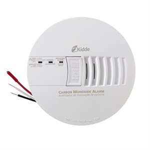 Carbon Monoxide Alarm Hardwire with 9V Battery BU