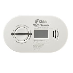 Carbon Monoxide Alarm Battery Operated With Digital Display