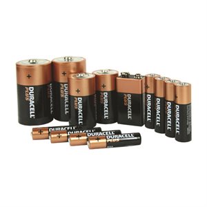 2PK Duracell Alkaline Battery AA
