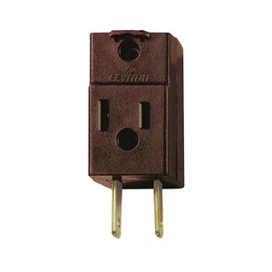 Cube Tap 2 Wire Brown