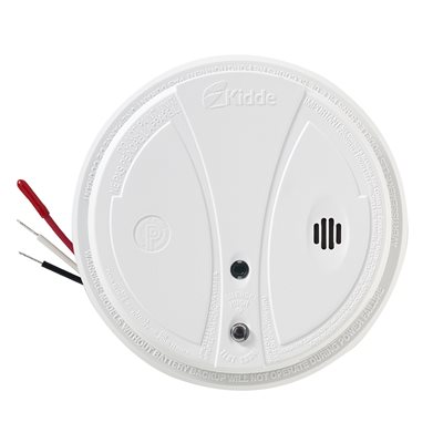 Smoke Alarm Hardwire with 9V Battery Back Up