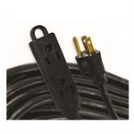 Extension Cord 10M SJTW 16 / 3 3-Outlet Audio / Visual Cord Indoor Woods Avw410M Black