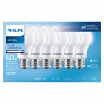 6PK LED Light Bulb 9w (60w) A19 Daylight