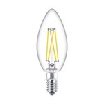 3PQ Ampoule DEL Transparente Lustre Ultra Définition B11 E12 5W=60W 500lm Lumière du Jour