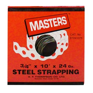 Strapping Steel 24ga 10ft x ¾in