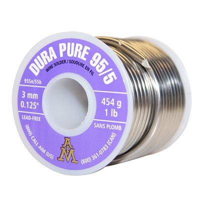 Wire Solder 95 / 5 454g 3mm