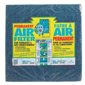 Permanent Furnace & Air Conditioner Filter 16x25x1
