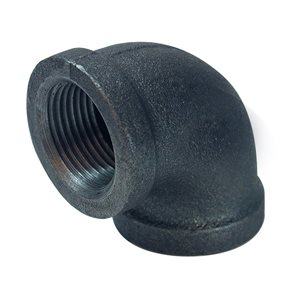 ½ X 90 Elbow Black