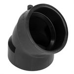 ABS Elbow 45° x 4in Black