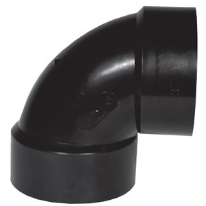 ABS Elbow 90° x 1¼in (HxH) Black