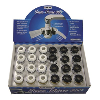 24PC Double Swivel Aerator - Display Box