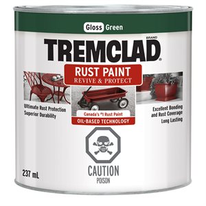 Rust Paint Oil Based 237ml Green