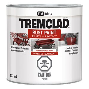 Rust Paint Oil Based 237ml Flat White